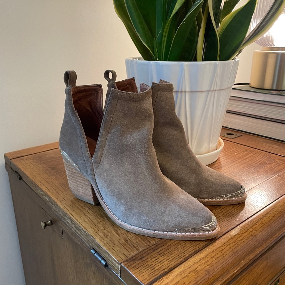 Jeffery Campbell Cromwell Bootie, Taupe - Picture 2 of 6